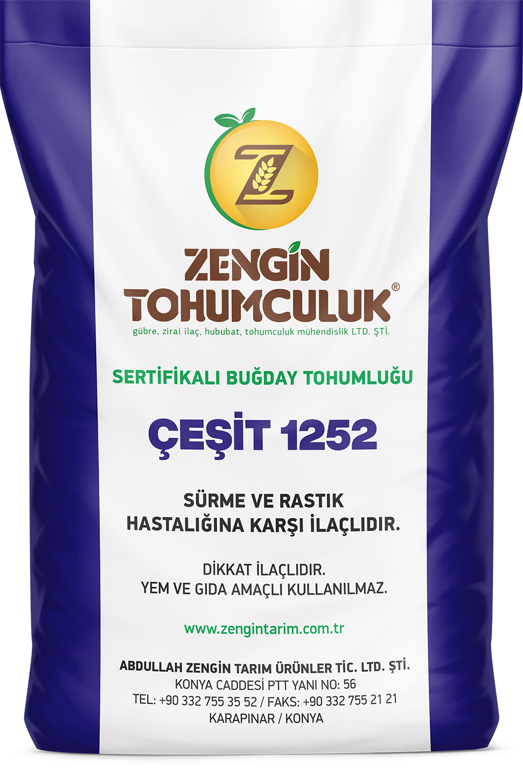Çeşit 1252 Makarnalık Buğday Tohumu